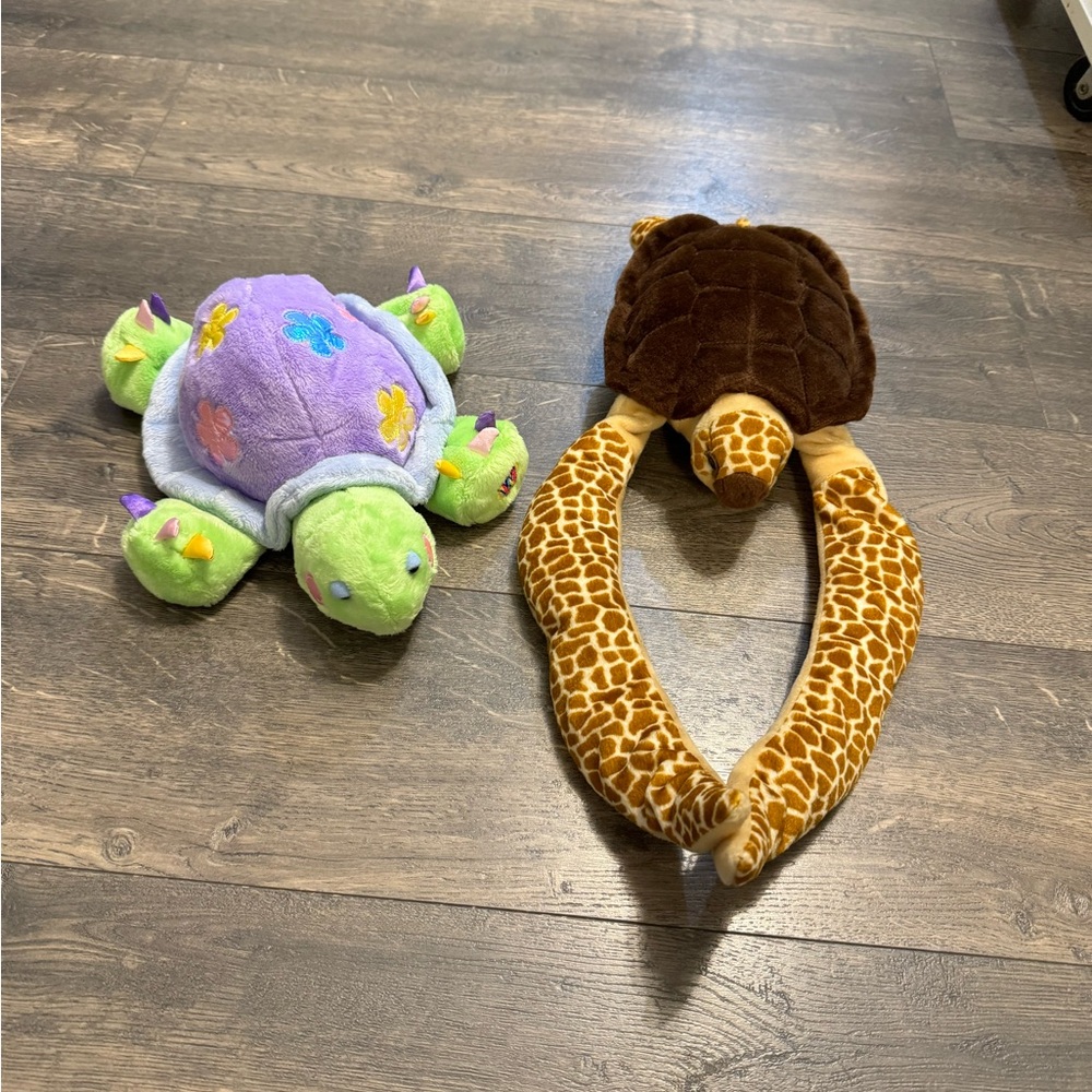 Set of 2 Plush‎ Turtles Ganz Webkins & K&M International